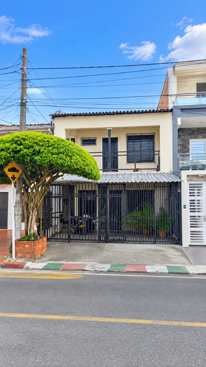 Fachada de la casa
