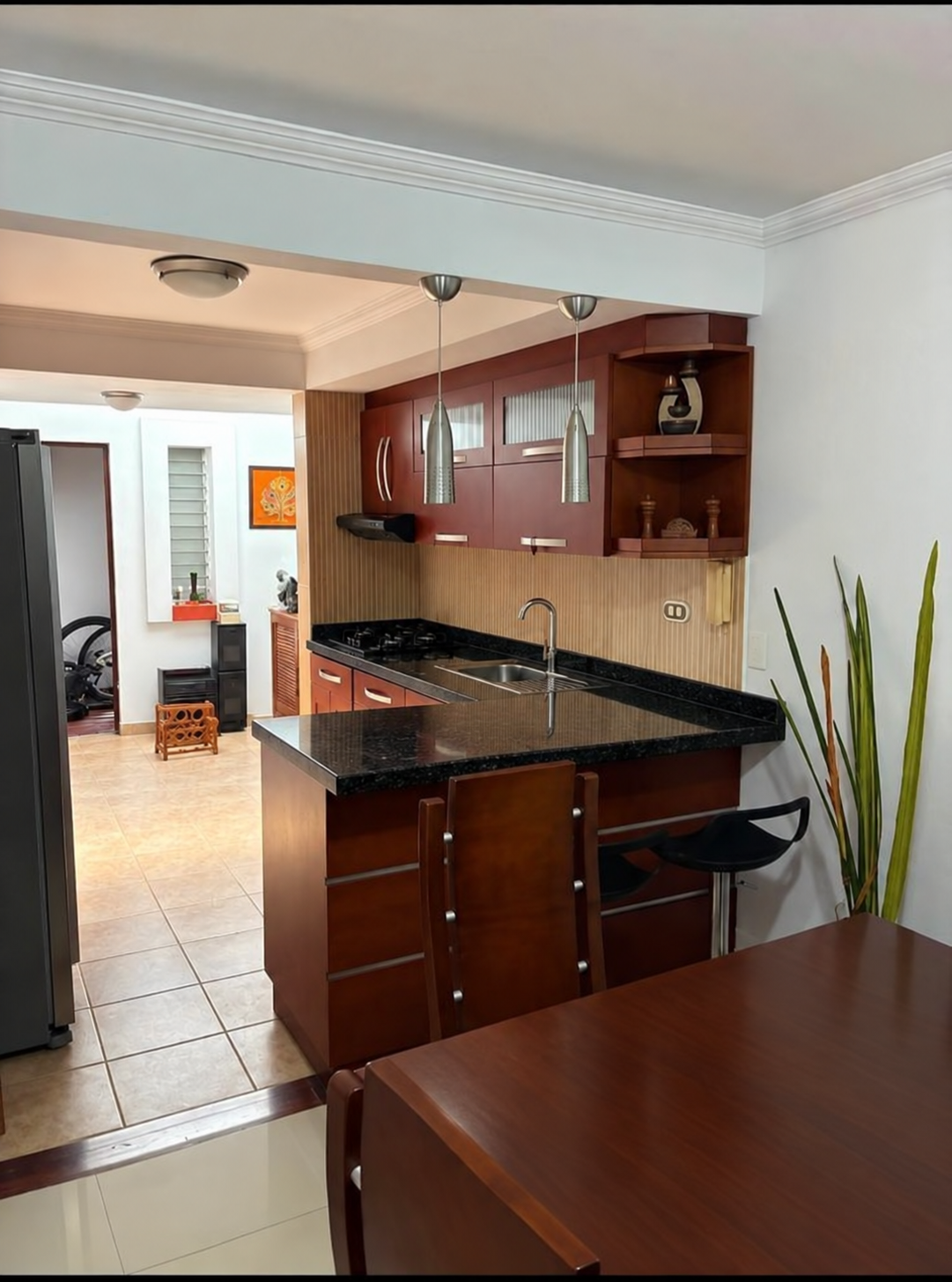 Cocina integral de la casa en Ciudad Jardín