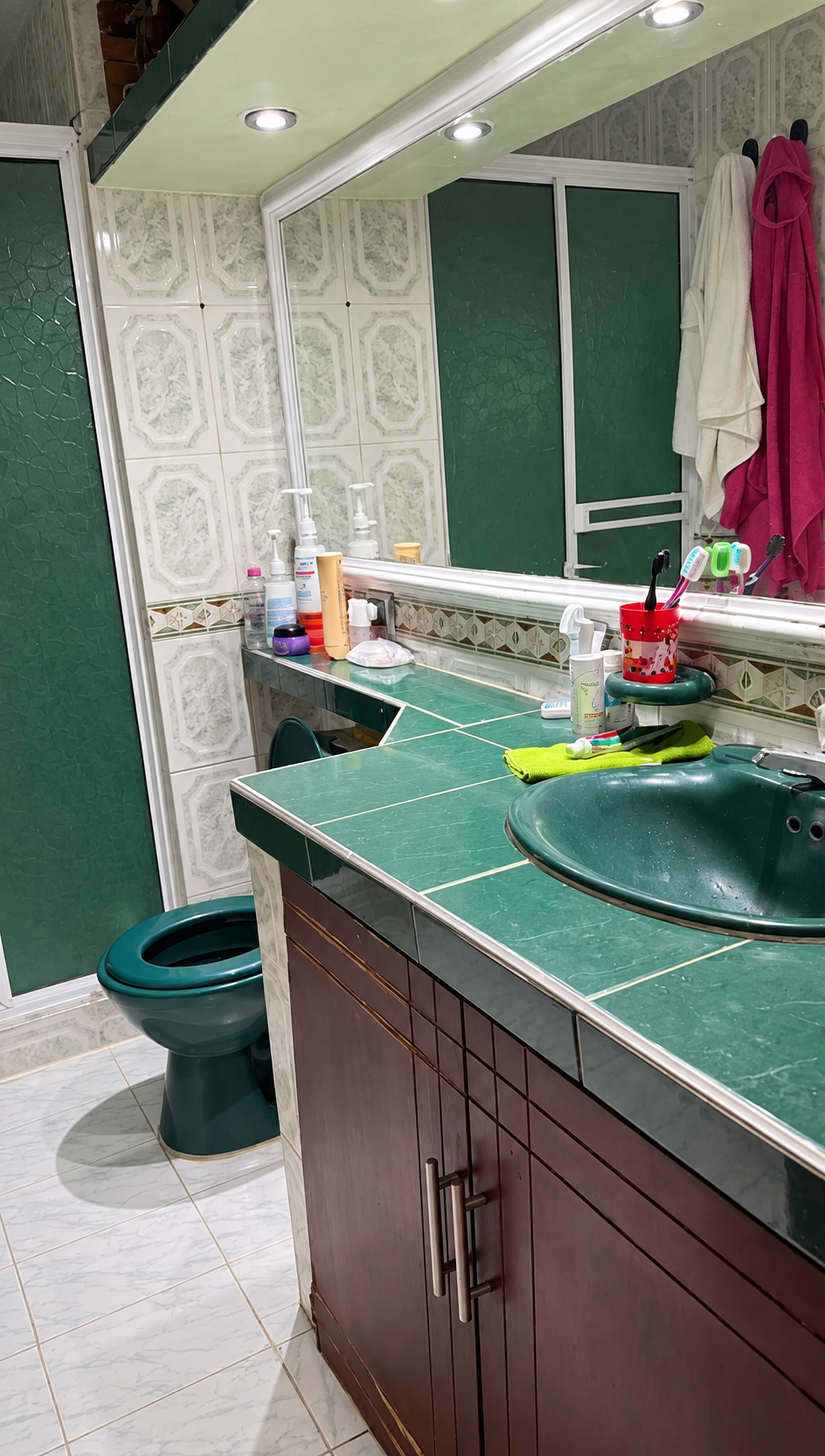Baño del apartamento en La Nueva Base